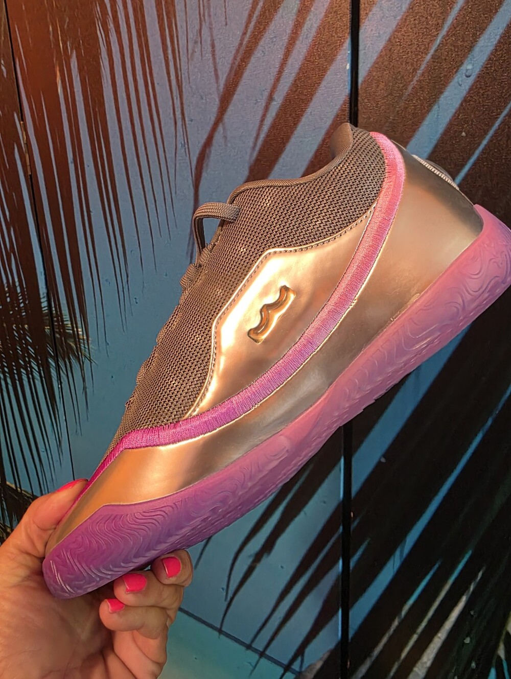 Nike LeBron XXIII Lux Bubble Boy Iridescent Silver & Purple Sneaker 7y/8.5 women - Picture 8 of 10